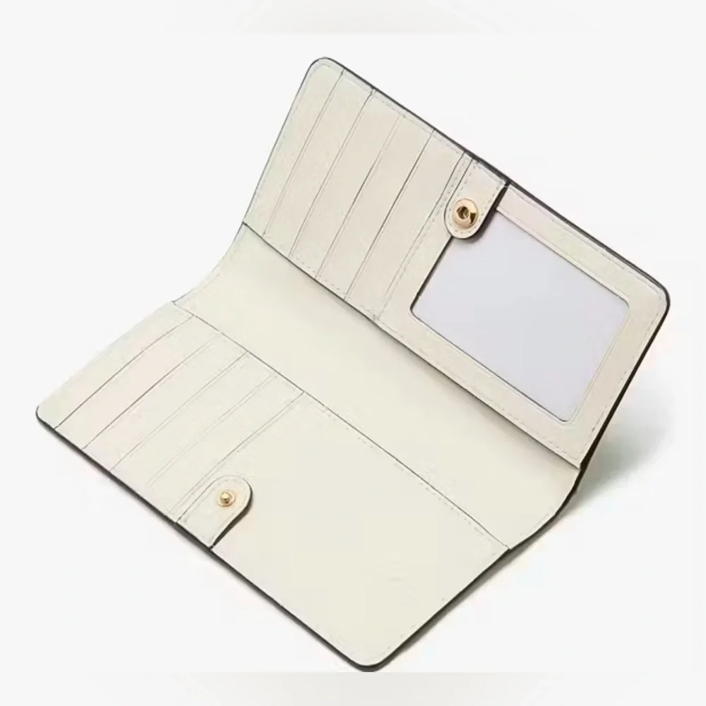 💚♠️💚KATE SPADE💚♠️💚Matcha Latte Madison Large Slim Bifold Wallet/NWT